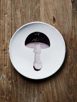 Agaric Fuligineux Dinner Plate
