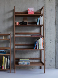 Agnes Shelving High – Walnut