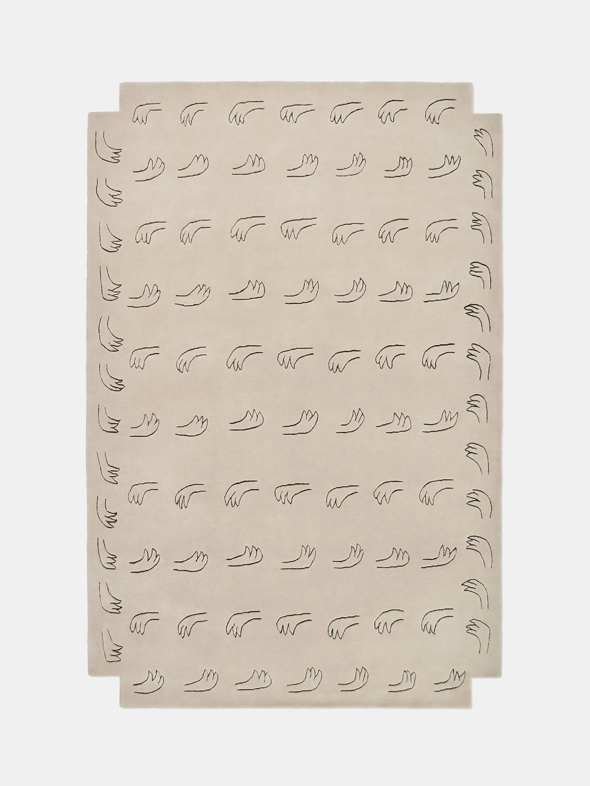 All Hands Rug - Beige