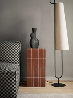 Ancora Floor Lamp - Black/Natural