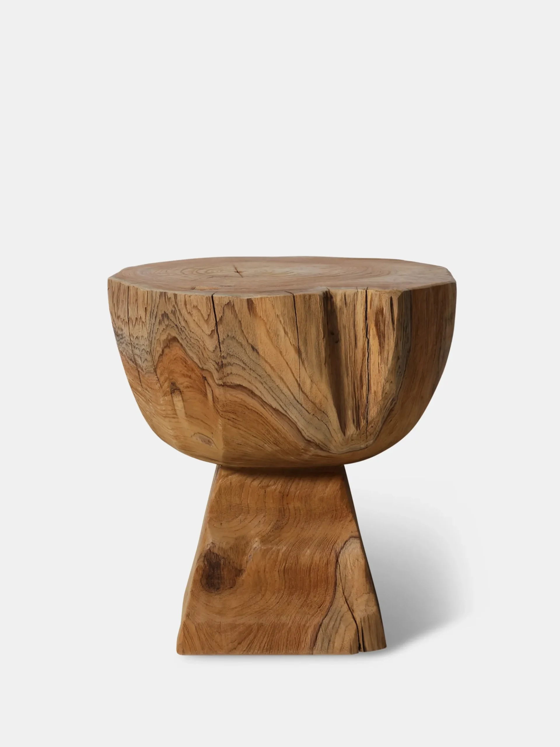 Arched Wooden Stool