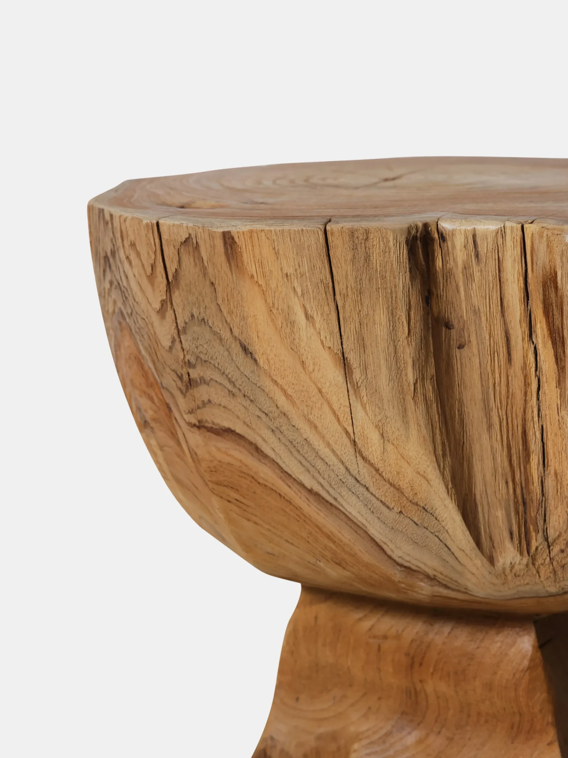 Arched Wooden Stool