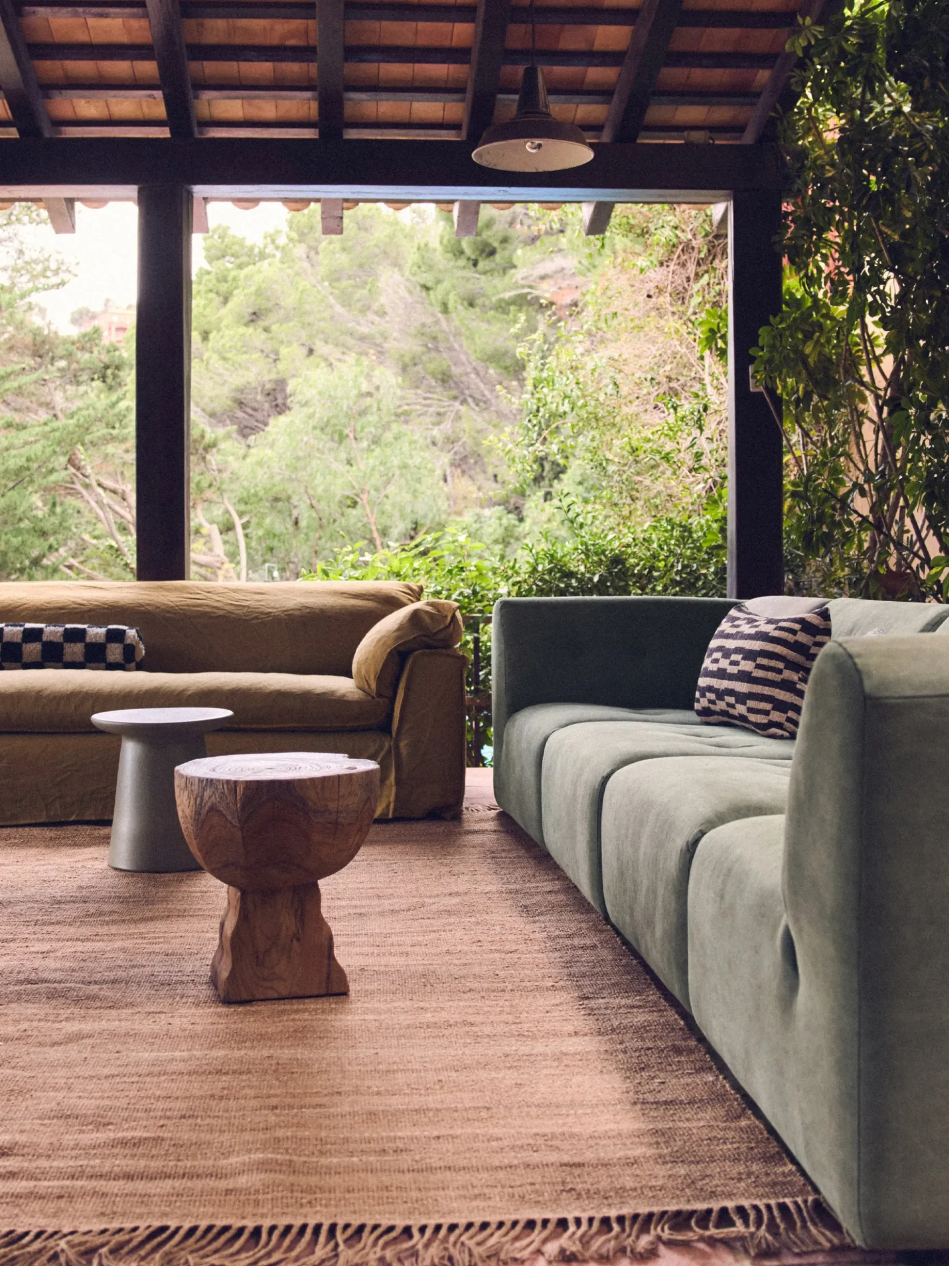 Arched Wooden Stool
