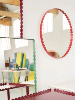 Arcs Mirror Rectangle M - Green