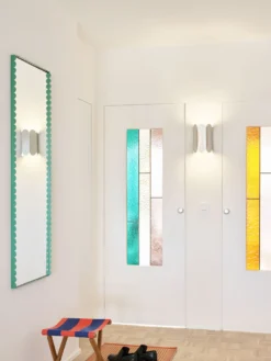 Arcs Mirror Rectangle M - Green
