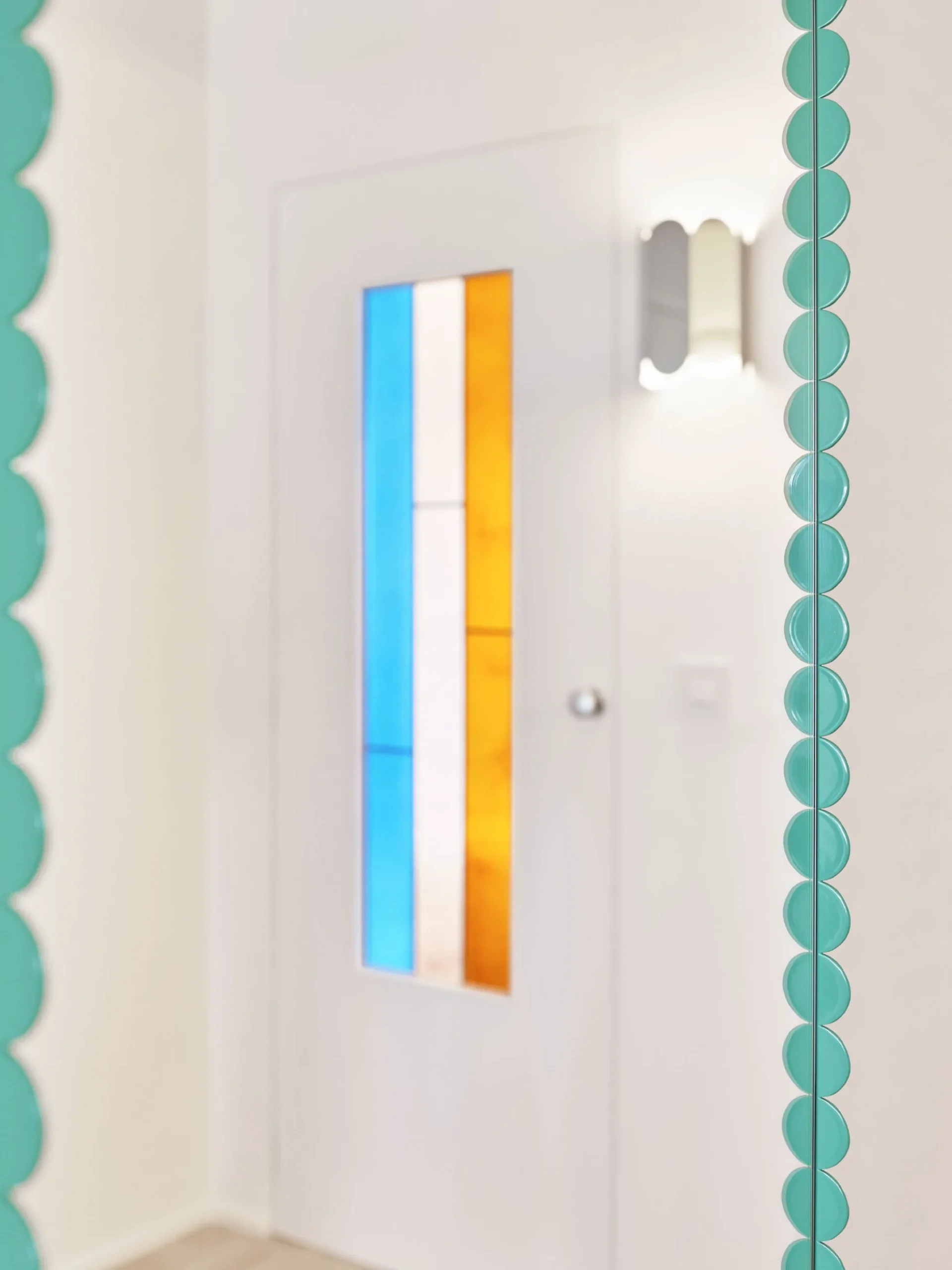 Arcs Mirror Rectangle M - Green
