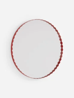 Arcs Mirror Round - Red