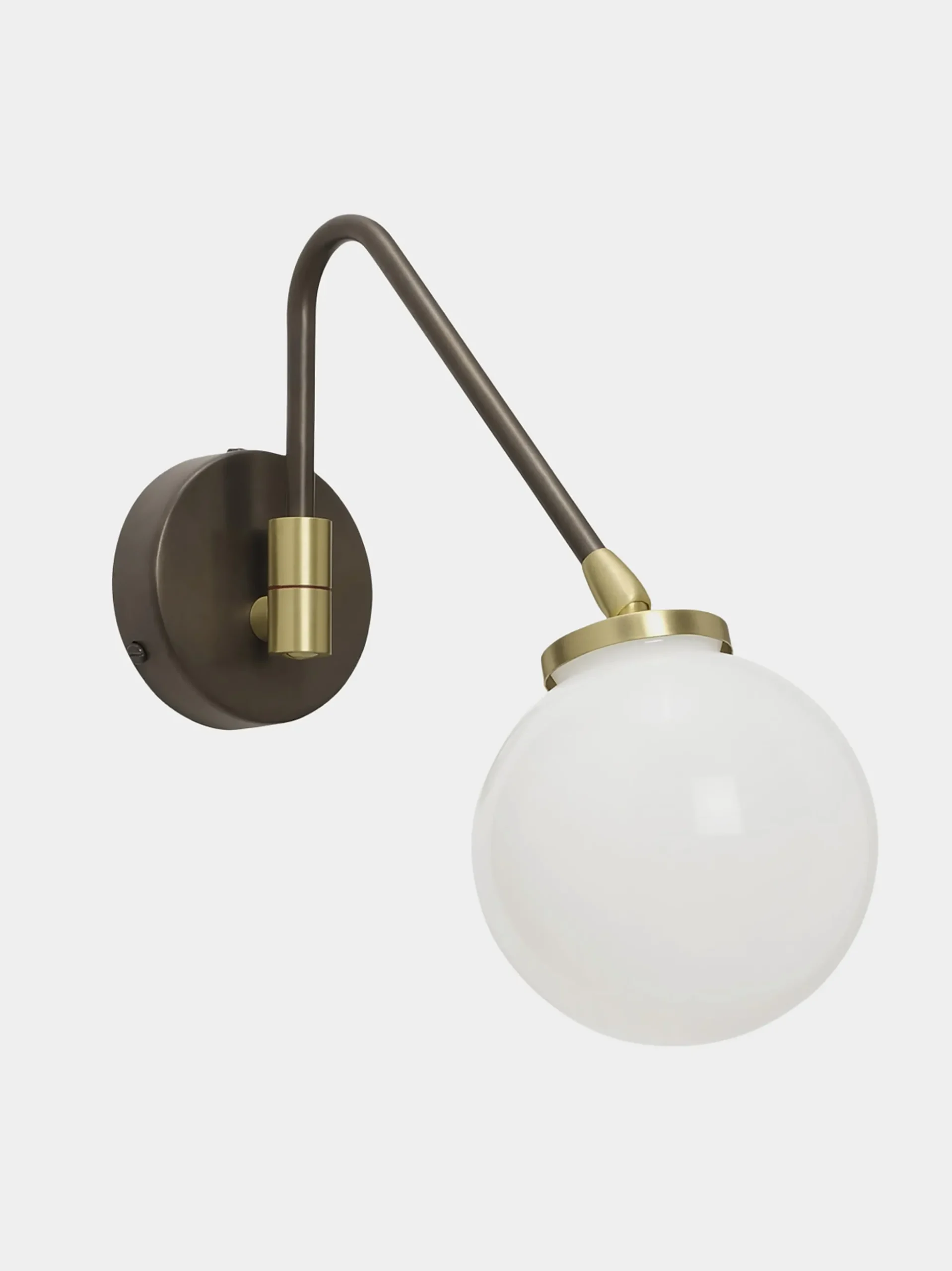 Array Single Opal Wall Lamp