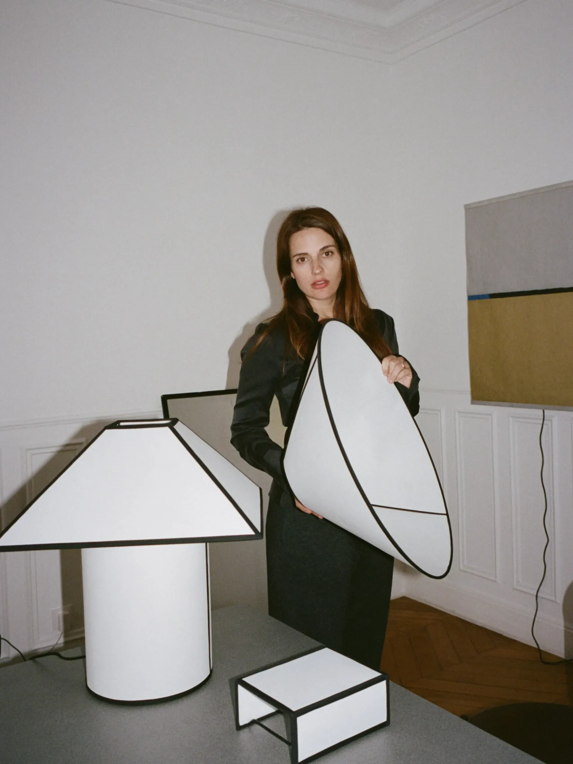Ava Pyramid Table Lamp