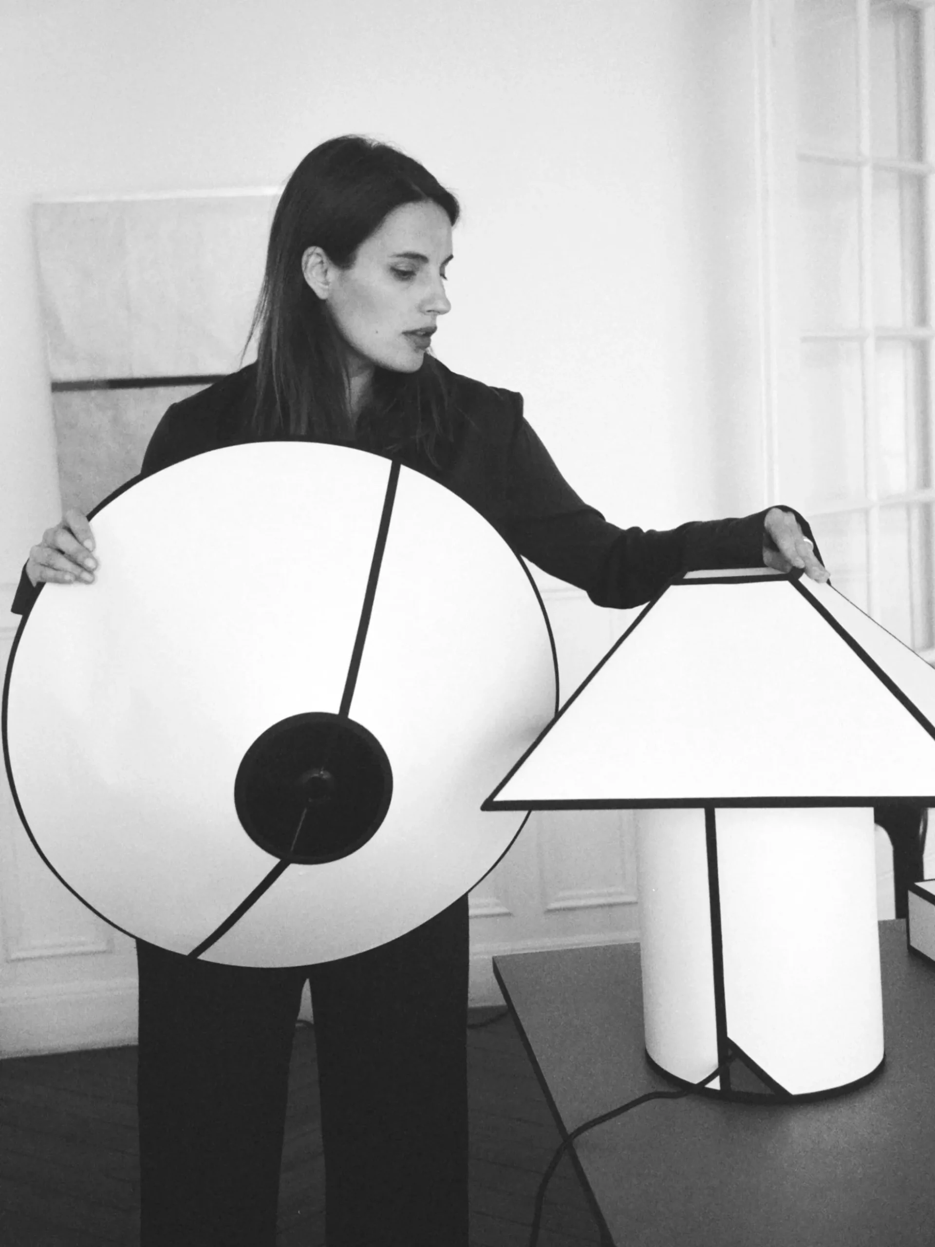 Ava Pyramid Table Lamp