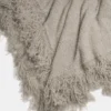 Beige Throw