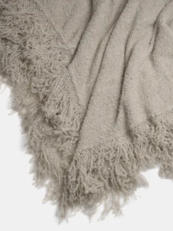 Beige Throw