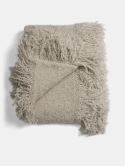 Beige Throw