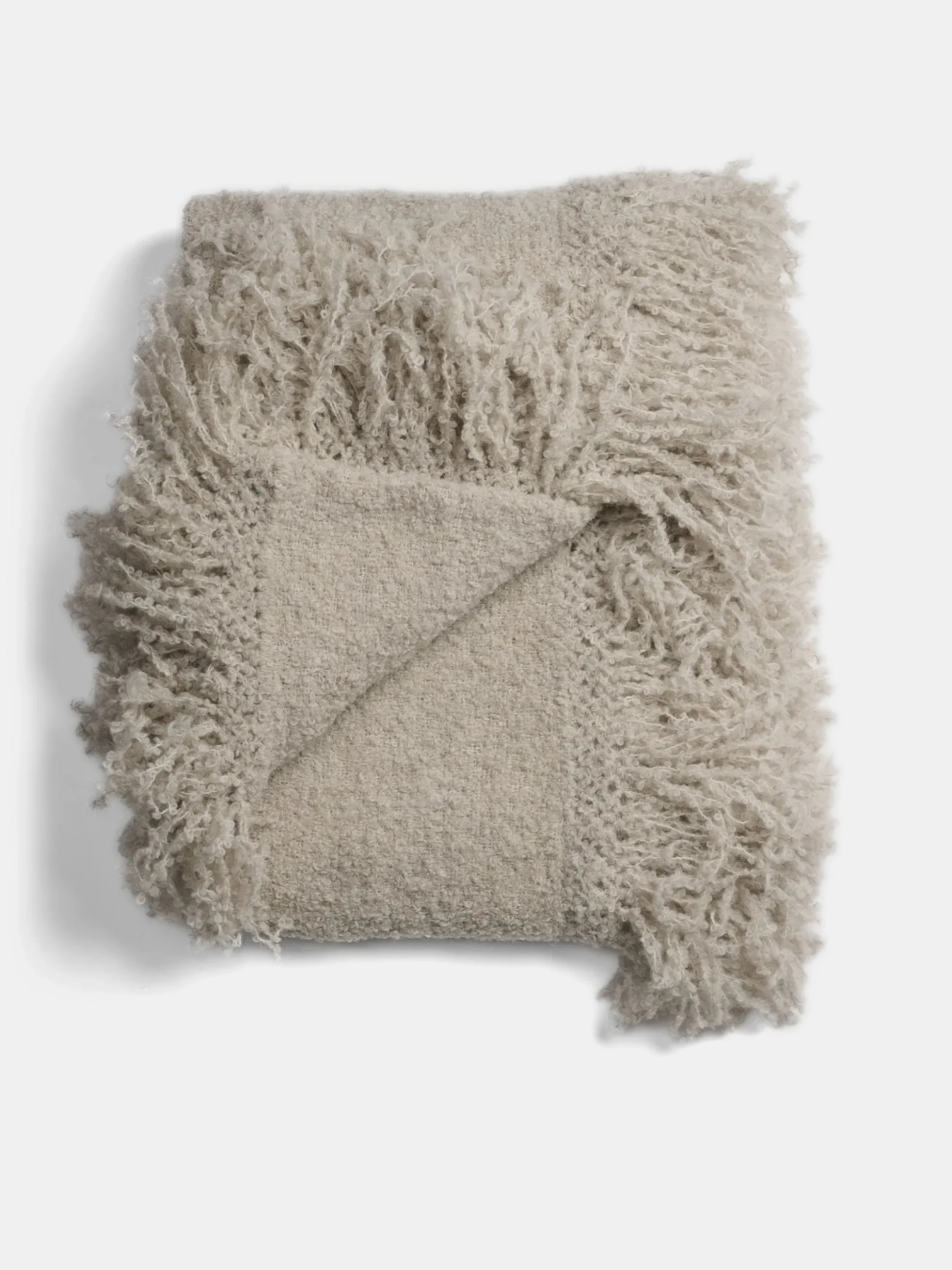 Beige Throw