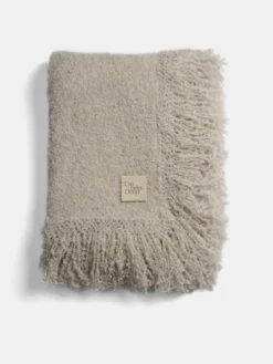 Beige Throw