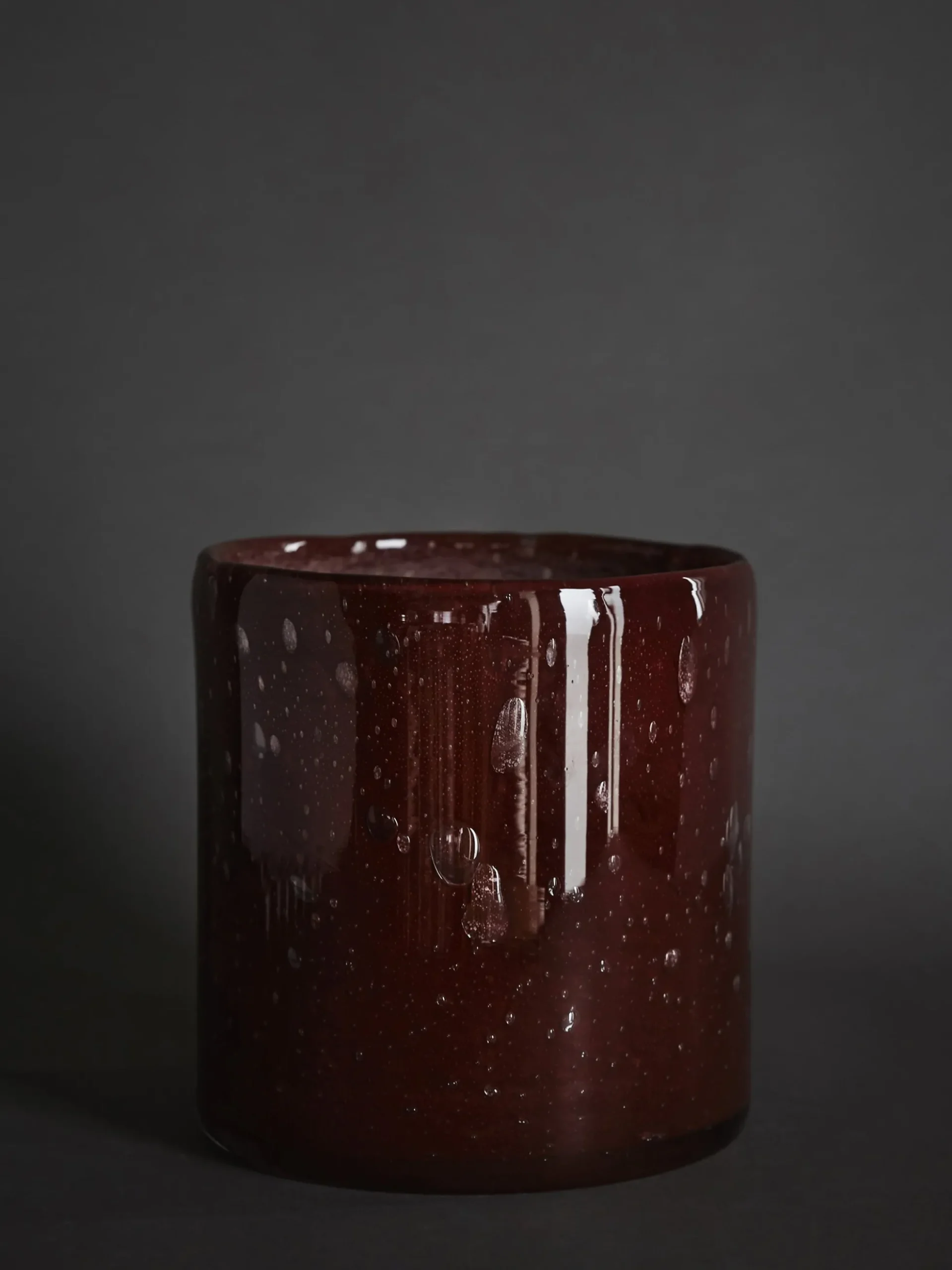 Belle Candle Holder - Claret Red - XL