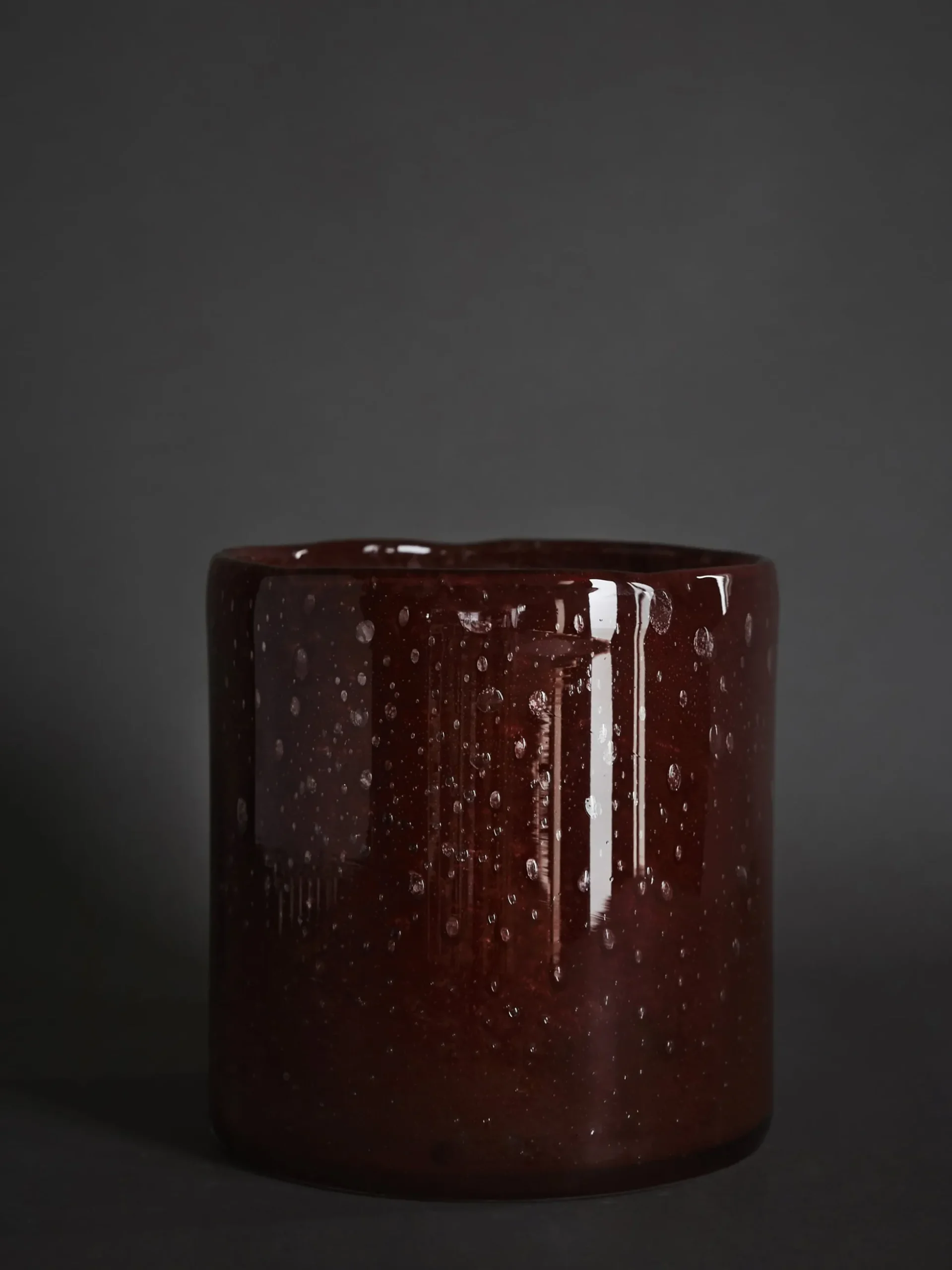 Belle Candle Holder - Claret Red - XL