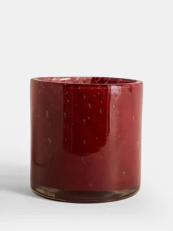 Belle Candle Holder - Claret Red - Large