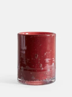 Belle Candle Holder - Claret Red - Medium