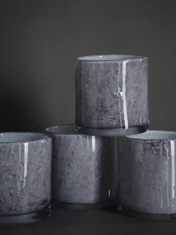 Belle Candle Holder - Cloudy Grey - Large