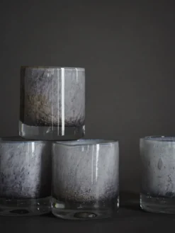 Belle Candle Holder - Cloudy Grey - Small