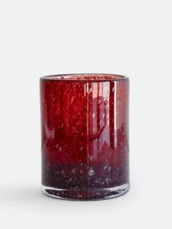 Belle Candle Holder - Garnet - Medium