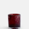 Belle Candle Holder - Garnet - Small