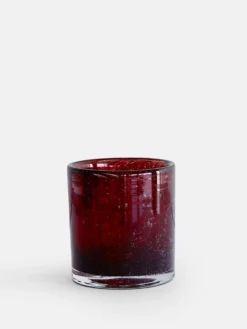 Belle Candle Holder - Garnet - Small