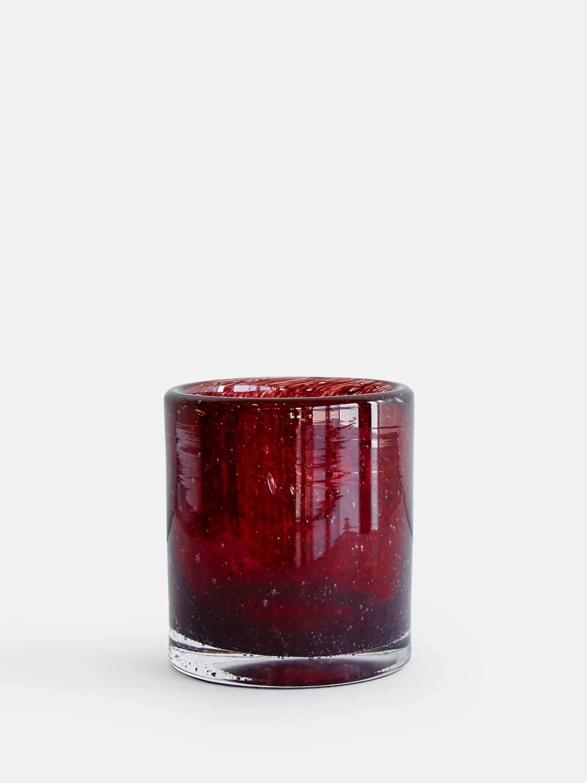 Belle Candle Holder - Garnet - Small