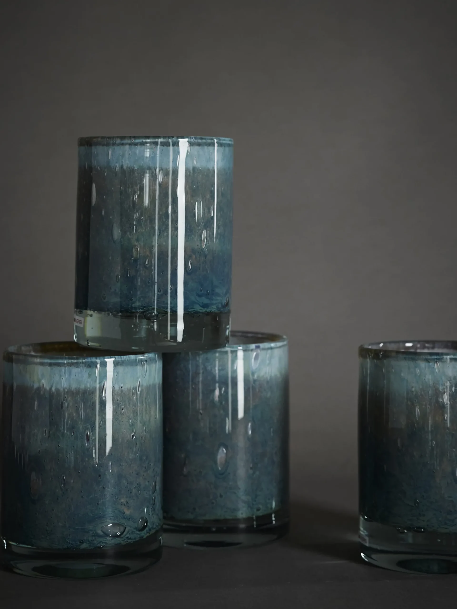 Belle Candle Holder - Lanai Blue - Medium