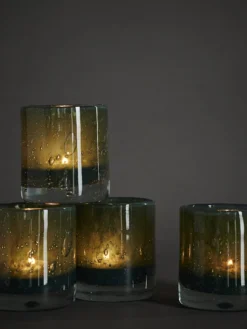Belle Candle Holder - Moss Green - Small