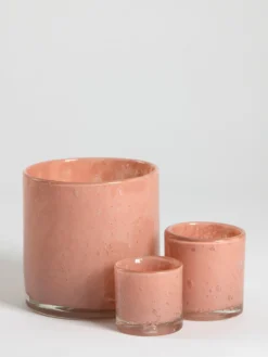 Belle Candle Holder - Salmon - Small