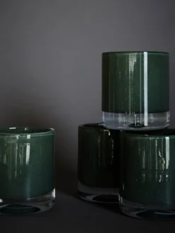 Belle Candle Holder - Swamp Green - Small