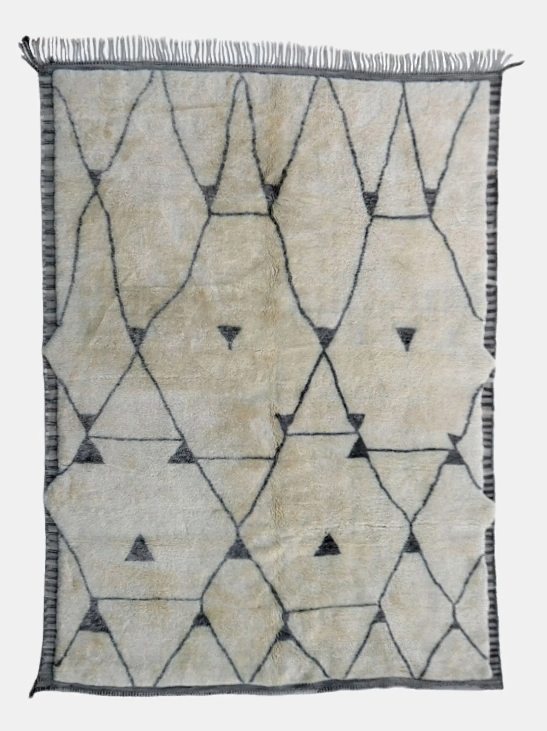 Beni Ghina - Natural Wool Black