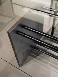 Bespoke Rectangular Glass Table - 260 x 120 cm