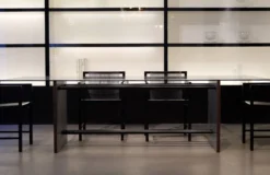 Bespoke Rectangular Glass Table - 260 x 120 cm