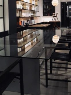 Bespoke Rectangular Glass Table - 260 x 120 cm