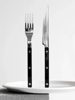 Bistrot Shiny Black Cutlery