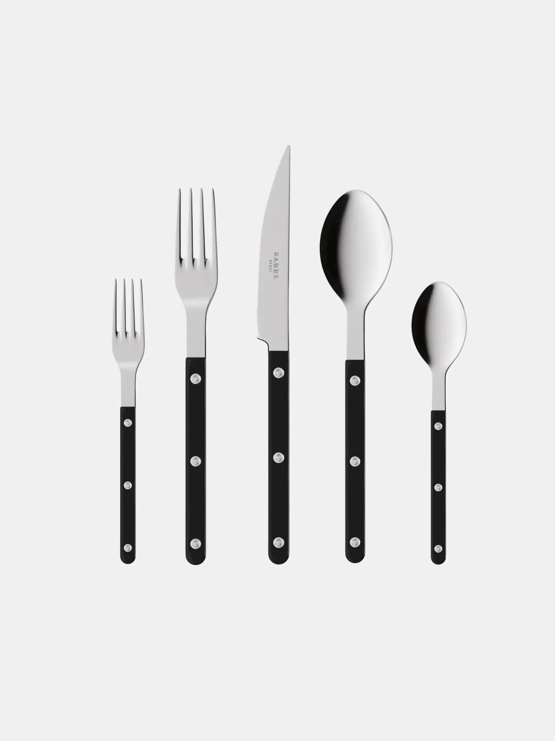 Bistrot Shiny Black Cutlery