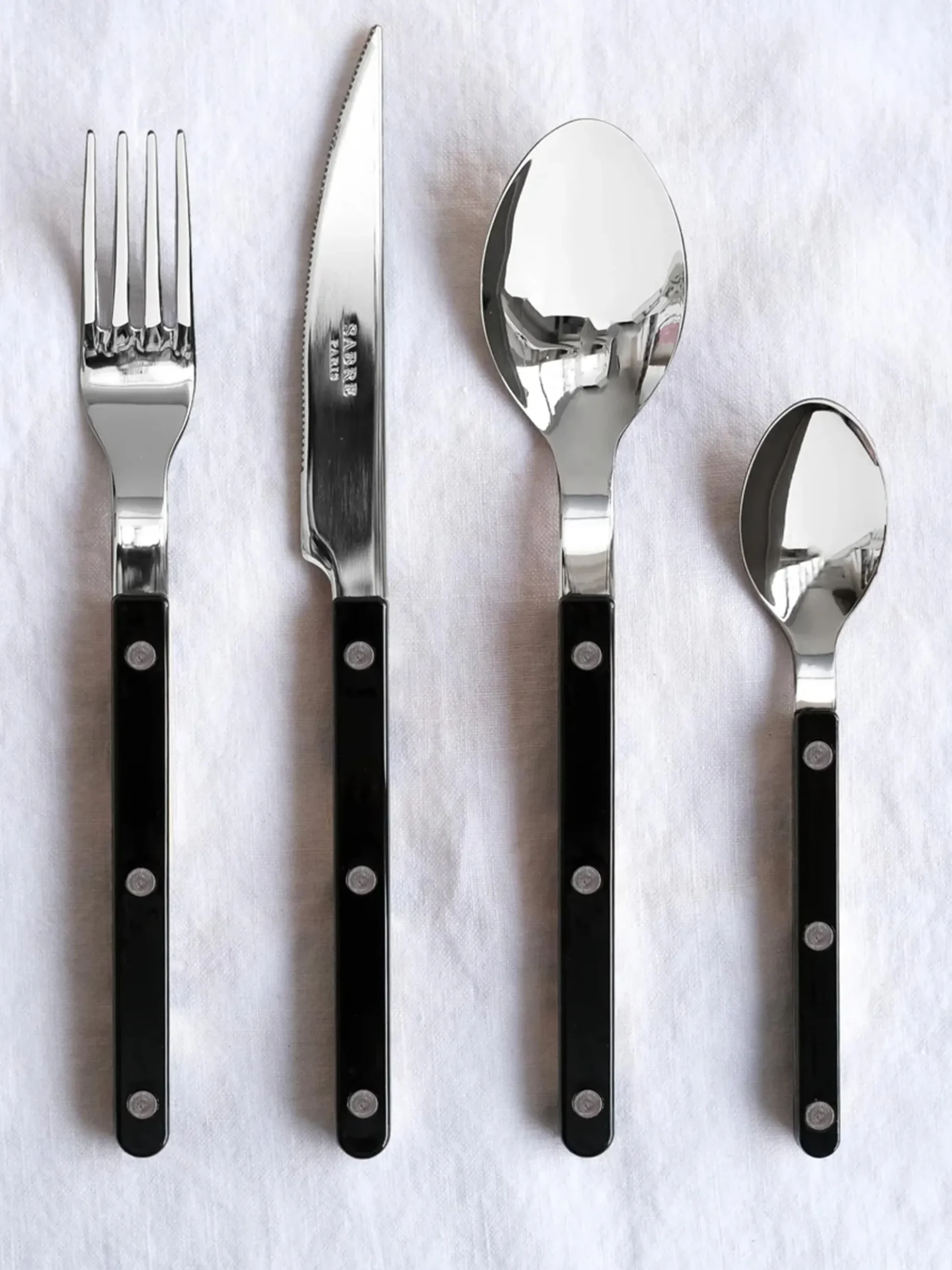 Bistrot Shiny Black Cutlery