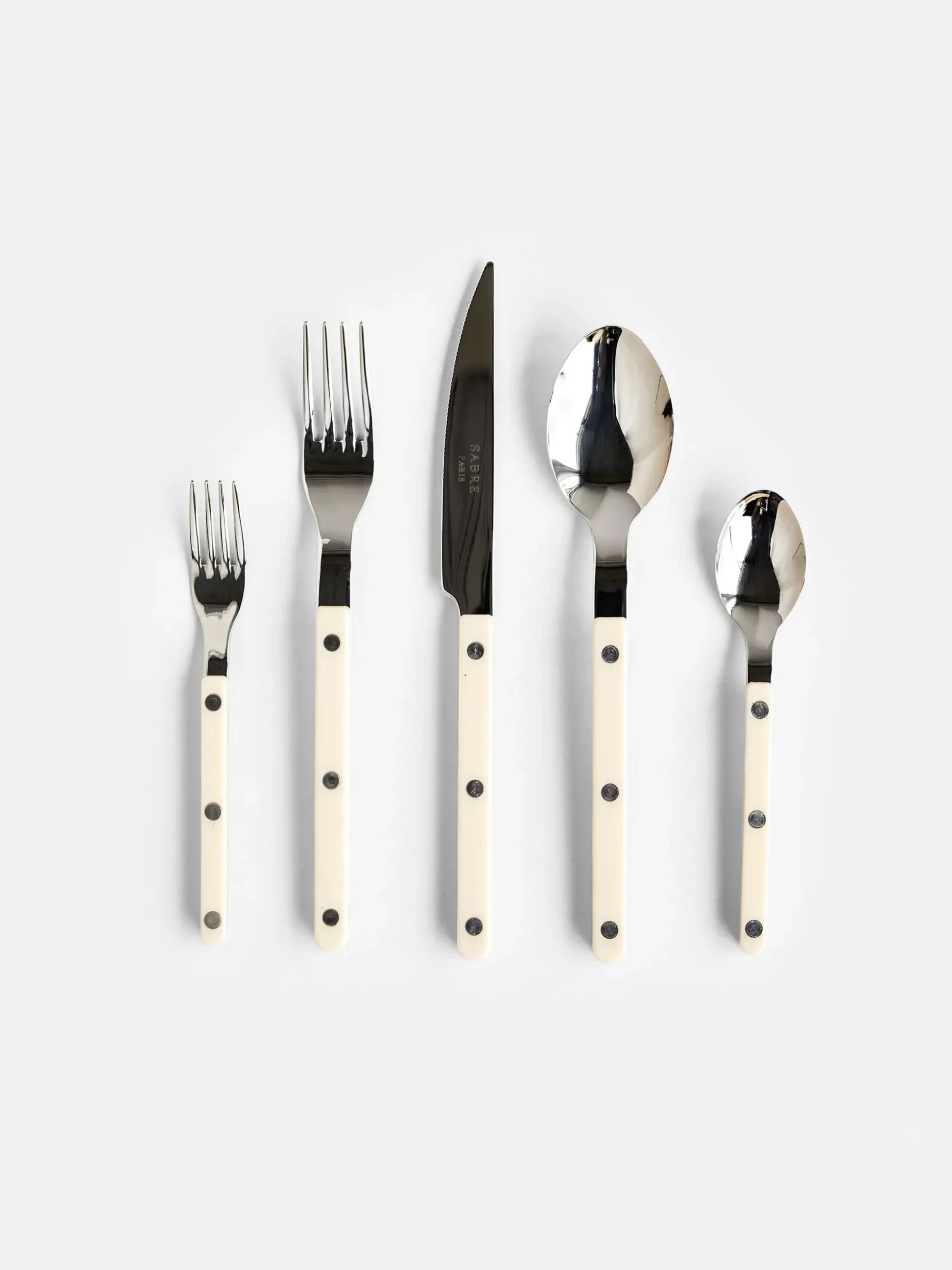 Bistrot Shiny Solid Ivory Cutlery