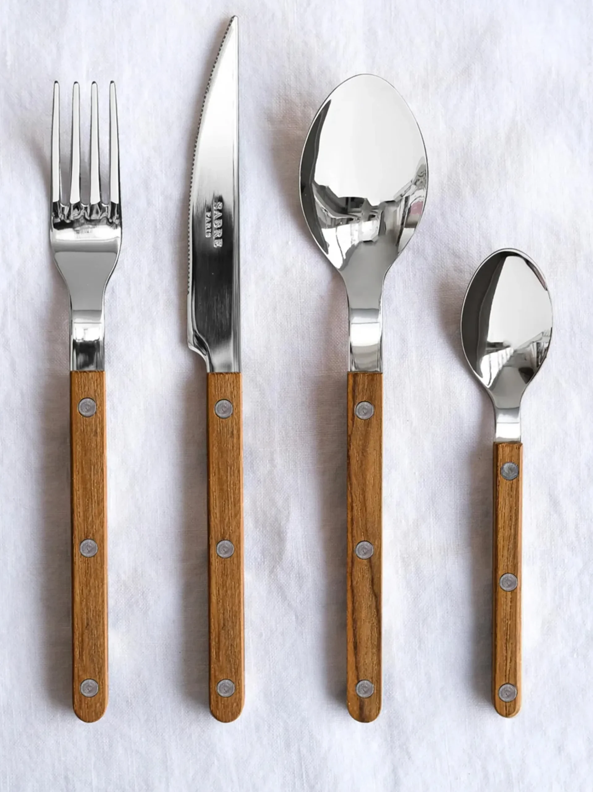 Bistrot Shiny Teak Cutlery