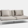 Bönan Lounge Sofa - Dark Grey Frame/Light Grey Sling