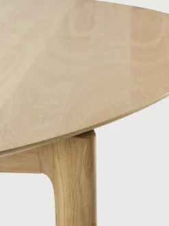 Bok Round Extendable Dining Table - Oak