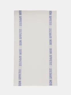 Bon Appetit Dish Towel - Blue