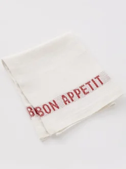 Bon Appetit Dish Towel - Red