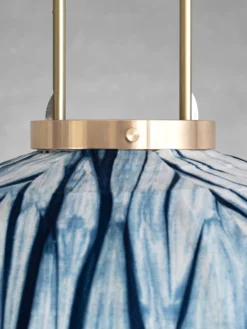 Bucket Pendant - Plant Dyed Pattern
