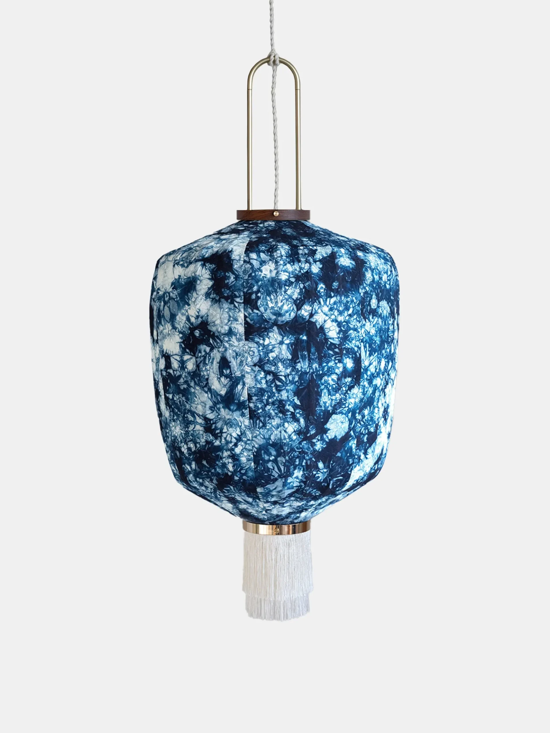 Bucket Pendant - Plant Dyed Pattern