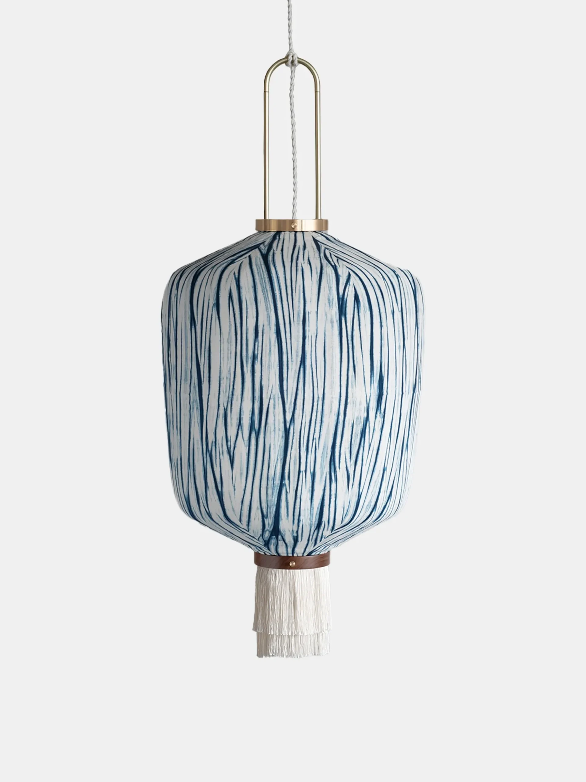 Bucket Pendant - Plant Dyed Pattern