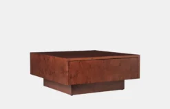Burl Storage Coffee Table